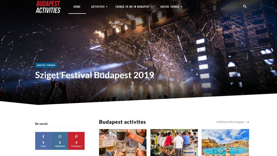 budapest activities magazin